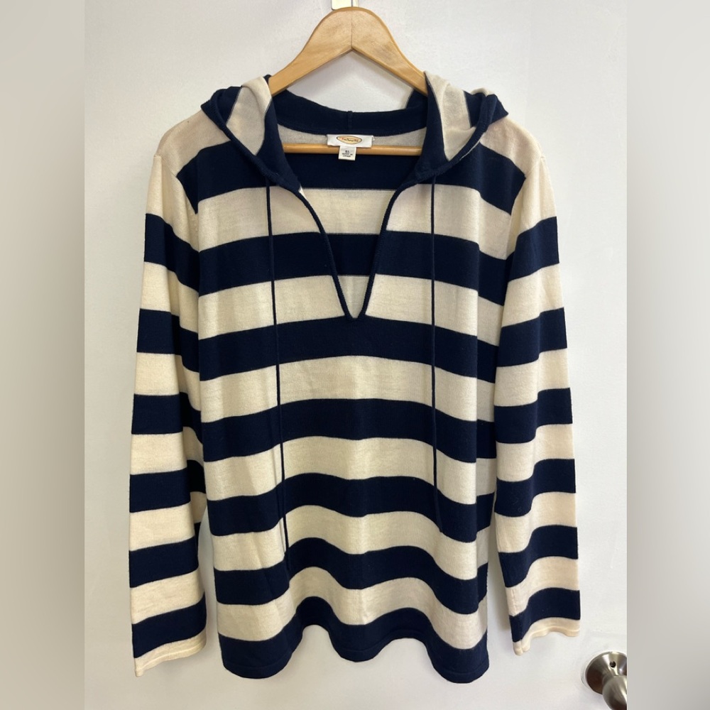 GUC Talbot’s XL merino striped hoodie .